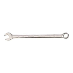 Combination Wrench, 11 mm, 15 deg Offset, 6-5/8 in OAL, Steel, ASME B107.100
