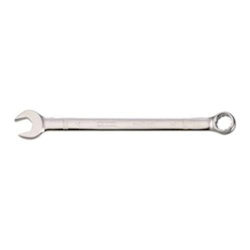 Combination Wrench, 16 mm, 15 deg Offset, 8-5/32 in OAL, Steel, ASME B107.100
