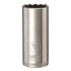 Deep Length Socket, 3/8 in, 13/16 in, 12 Points