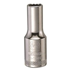 Deep Length Socket, 3/8 in, 5/16 in, 12 Points
