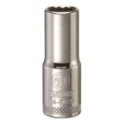 Deep Length Socket, 3/8 in, 10 mm, 12 Points
