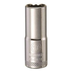 Deep Length Socket, 3/8 in, 11 mm, 12 Points