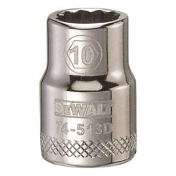 Socket, 3/8 in, 10 mm, 12 Points