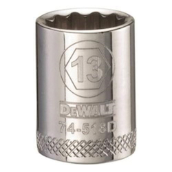 Socket, 3/8 in, 13 mm, 12 Points