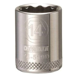 Socket, 3/8 in, 14 mm, 12 Points