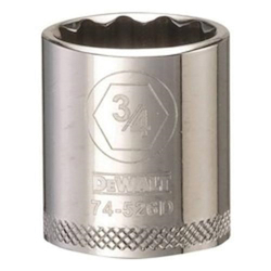 Socket, 3/8 in, 3/4 in, 12 Points