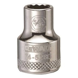 Socket, 3/8 in, 5/16 in, 12 Points
