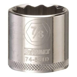 Socket, 3/8 in, 7/8 in, 12 Points