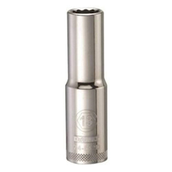 Deep Length Socket, 1/2 in, 13 mm, 12 Points