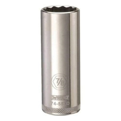 Deep Length Socket, 1/2 in, 7/8 in, 12 Points