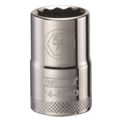 Socket, 1/2 in Hex Drive, 5/8 in, 12 Points