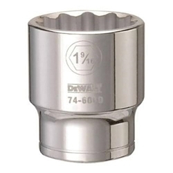 Socket, 3/4 in, 1-9/16 in, 12 Points