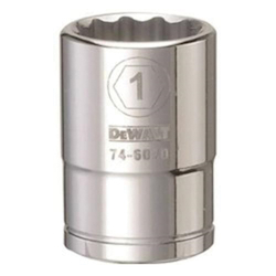 Socket, 3/4 in, 1 in, 12 Points