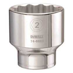 Socket, 3/4 in, 2 in, 12 Points