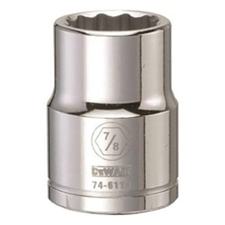 Socket, 3/4 in, 7/8 in, 12 Points