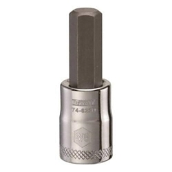 Socket Driver Bit, 3/8 in Drive, 3/8 in