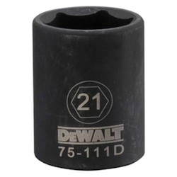 Socket, 1/2 in, 21 mm, 6 Points
