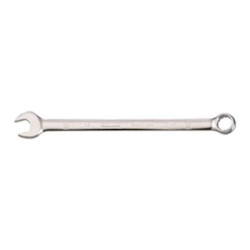 Combination Wrench, 22 mm, 15 deg Offset, 11-5/8 in OAL, Steel, ASME B107.100