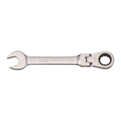 Flex Head Combination Wrench, 9/16 in, 12 Points
