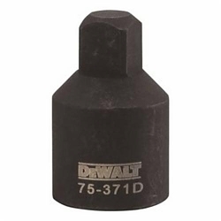 Impact Reducing Socket Adapter, Black Oxide, 3/8 in Male Drive