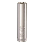 Deep Length Socket, 1/4 in Hex Drive, 5/16 in, 6 Points
