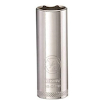 Deep Length Socket, 1/4 in Hex Drive, 1/2 in, 6 Points