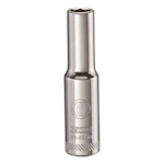 Deep Length Socket, 1/4 in Hex Drive, 6 mm, 6 Points