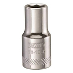 Socket, 1/4 in Hex Drive, 6 mm, 6 Points
