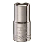 Socket, 1/4 in Hex Drive, 7 mm, 6 Points