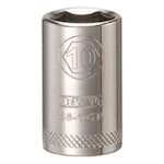 Socket, 1/4 in Hex Drive, 11 mm, 6 Points