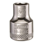 Socket, 3/8 in Hex Drive, 5/16 in, 6 Points