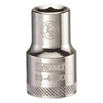 Socket, 1/2 in Hex Drive, 7/16 in, 6 Points