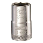 Socket, 1/2 in Hex Drive, 9/16 in, 6 Points