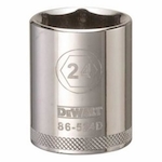 Socket, 1/2 in Drive Hex Drive, 24 mm Socket, 6 Points