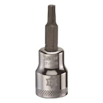 Socket Driver Bit, 3/8 in Drive, T25