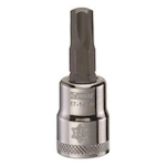 Socket Driver Bit, 3/8 in Drive, T45