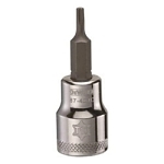 Socket Driver Bit, 3/8 in Drive, T10