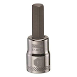 Socket Driver Bit, 3/8 in Drive, 8 mm