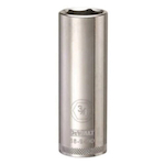 Deep Length Socket, 1/2 in Hex Drive, 3/4 in, 6 Points