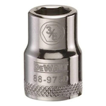 Socket, 3/8 in Hex Drive, 3/8 in, 6 Points