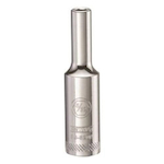 Deep Length Socket, 1/4 in Hex Drive, 5/32 in, 6 Points