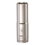 Deep Length Socket, 1/2 in Hex Drive, 16 mm, 6 Points