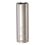 Deep Length Socket, 1/2 in Hex Drive, 17 mm, 6 Points