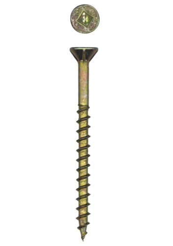 8 X 2 Flat Socket Wood Screws Yellow