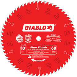Circular Saw Blade, 10 in Dia x 0.071 in THK, 5/8 in Arbor, 60 Teeth