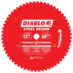Laser Cut Circular Saw Blade, 12 in Dia x 0.071 in THK