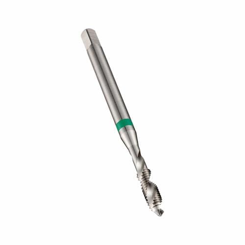 M3 x 0.50 mm M Machine Tap Spiral Flute 35deg., Green Shark