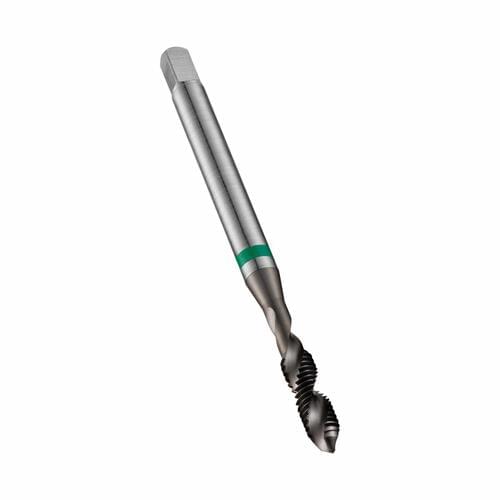 M3 x 0.50 mm M Machine Tap Spiral Flute 35deg., Green Shark