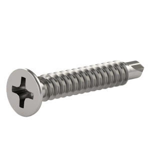 TEK Flat Phil U/C Z/P 12 X 7/8"