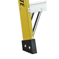 6500 Extra-Heavy Duty Platform Step Ladder, 6 ft H Ladder, 300 lb Load, Fiberglass